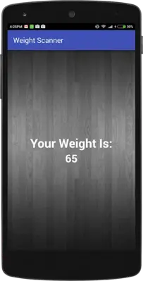 Weight Scanner android App screenshot 0