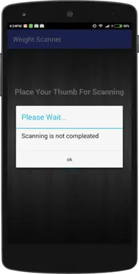 Weight Scanner android App screenshot 1