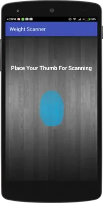 Weight Scanner android App screenshot 2